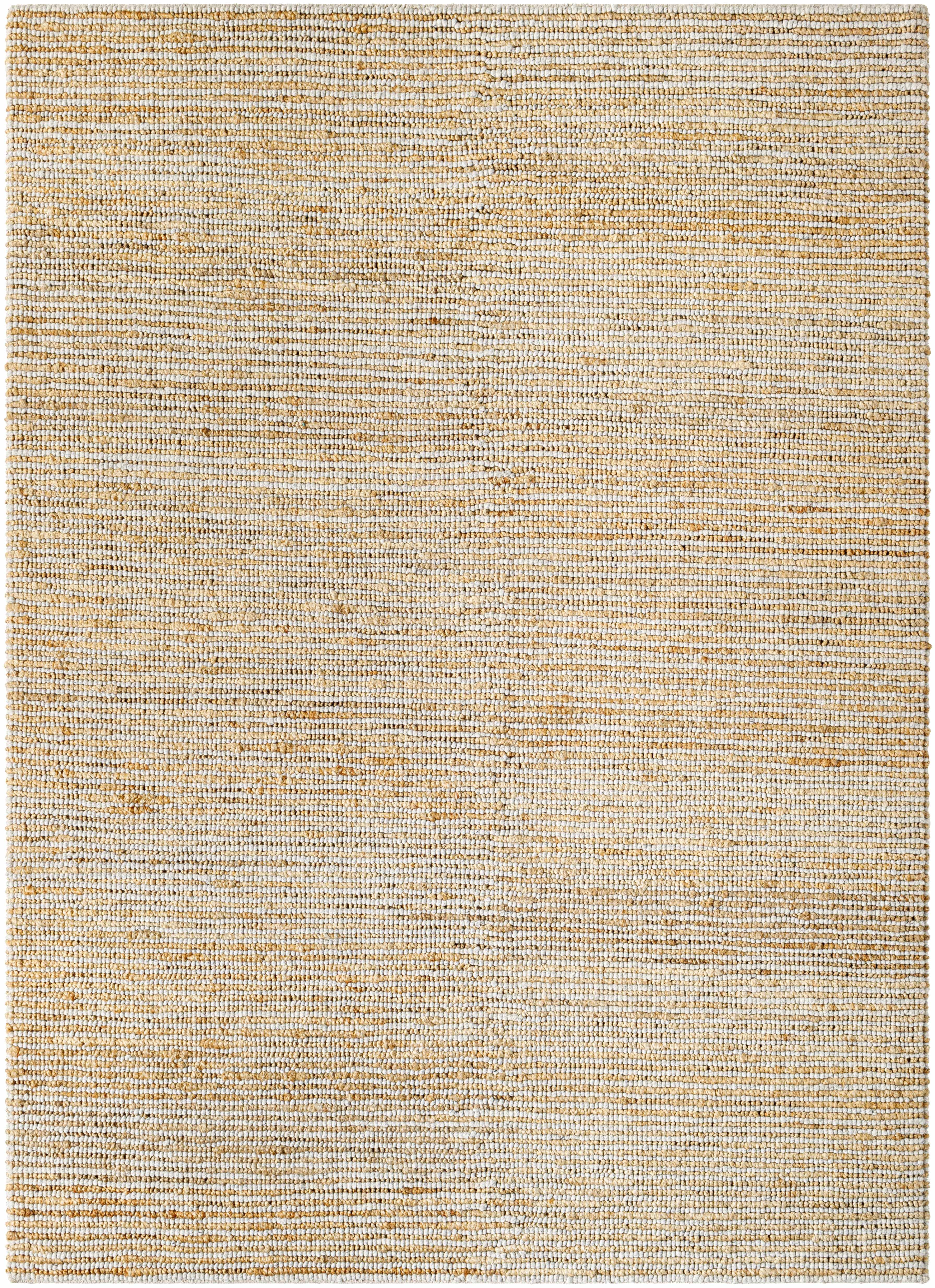 Classic Chic Striped Hand Woven Jute&Wool Area Rug