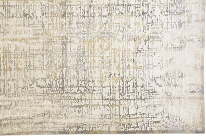 Waldor Modern Abstract - Ivory/Gray Area Rug