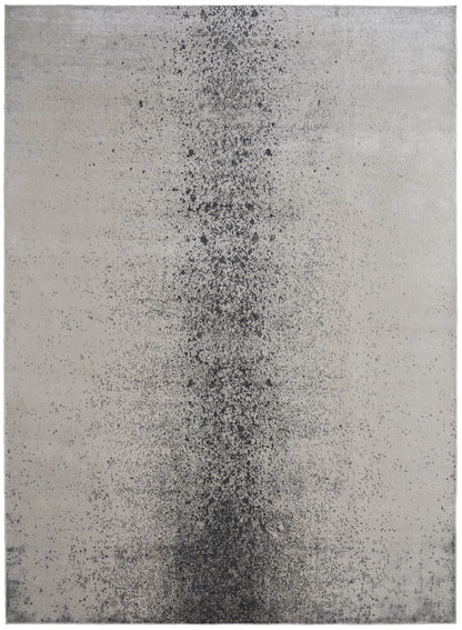 Astra Transitional Abstract - Ivory/Gray/Black Area Rug