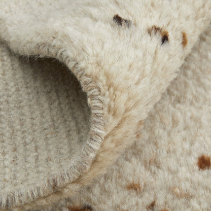 Truxel Modern Polka Dots - Tan/Brown Area Rug