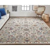 Rylan Transitional Oriental - Ivory/Taupe/Blue Area Rug