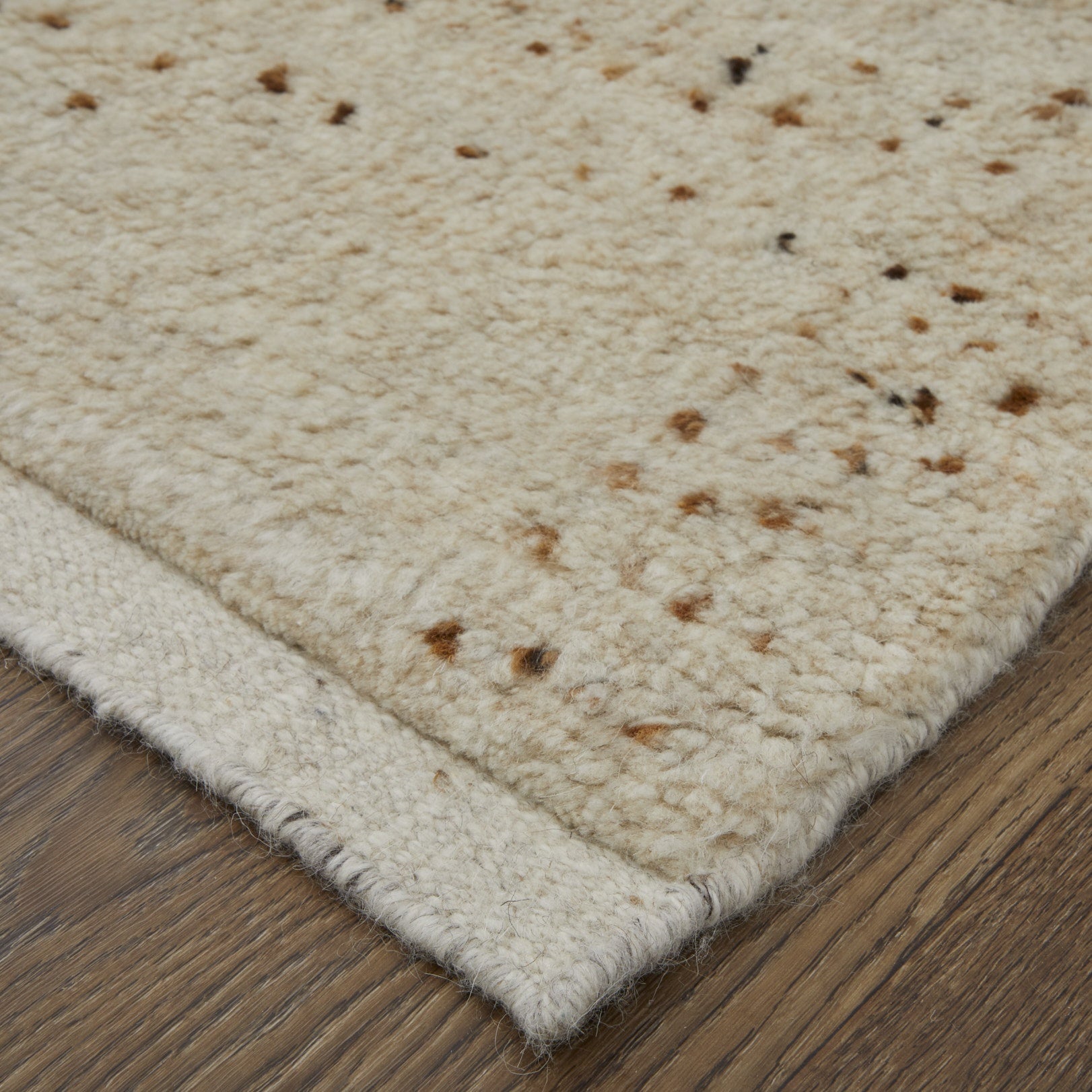 Truxel Modern Polka Dots - Tan/Brown Area Rug