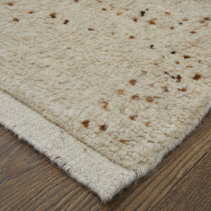 Truxel Modern Polka Dots - Tan/Brown Area Rug
