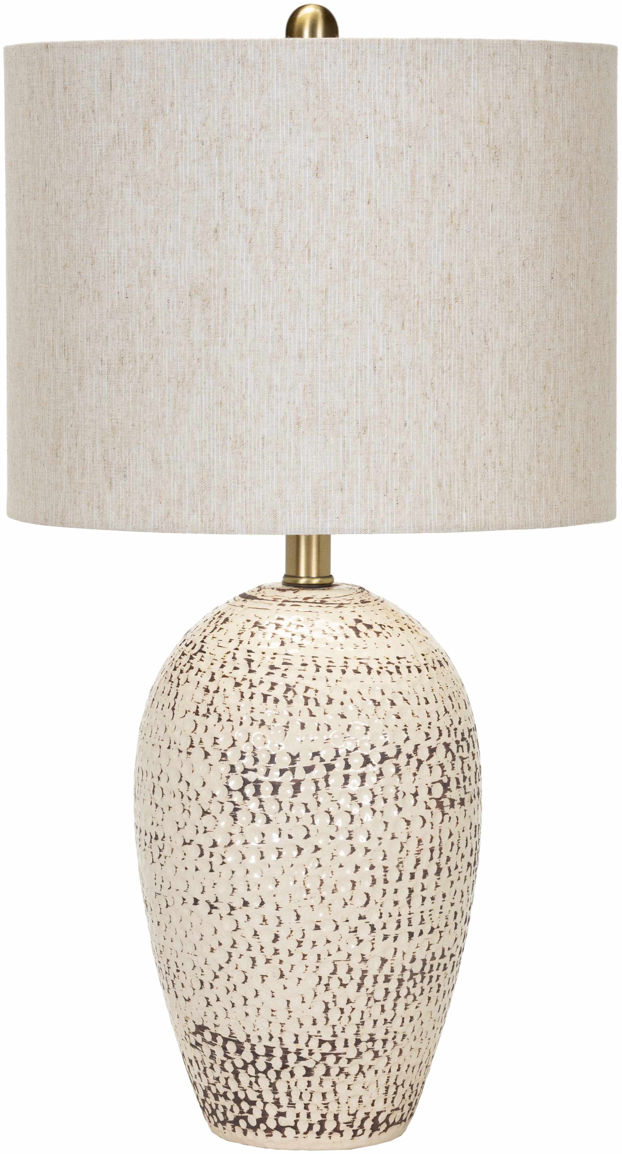 Elegant Beige Ceramic Table Lamp