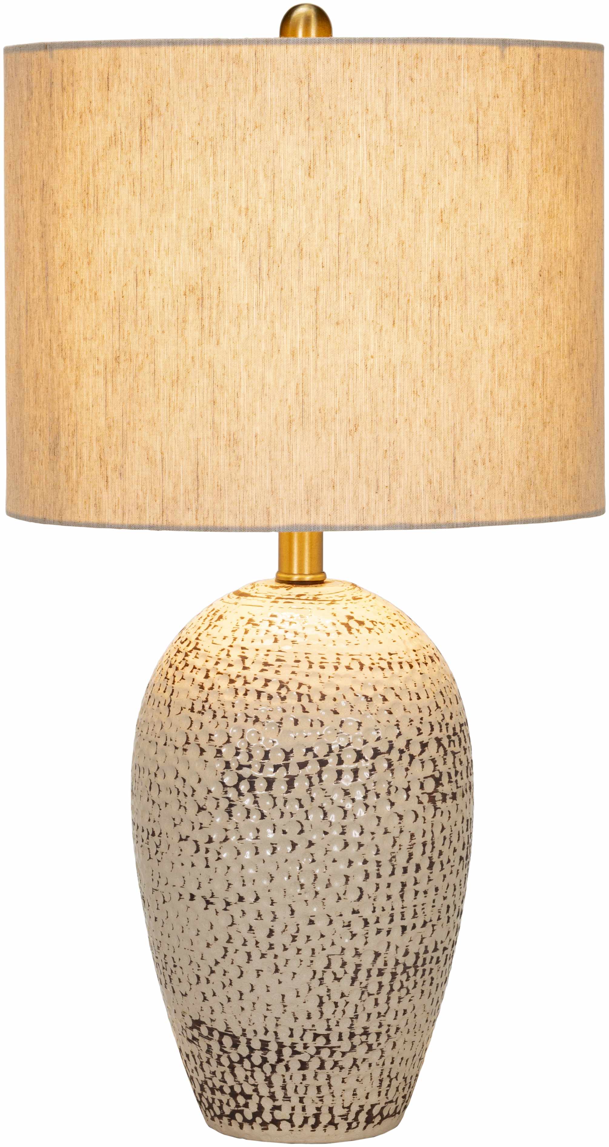 Elegant Beige Ceramic Table Lamp
