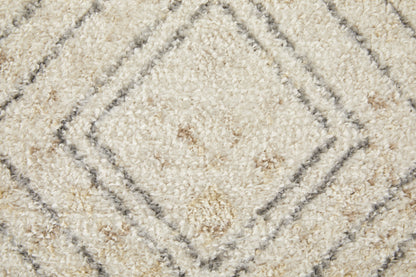 Camellia Transitional Geometric - Ivory/Gray