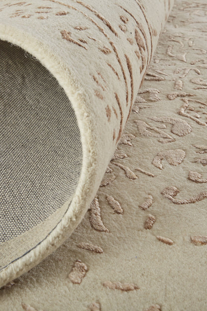 Bella Transitional Oriental - Ivory/Tan/Pink