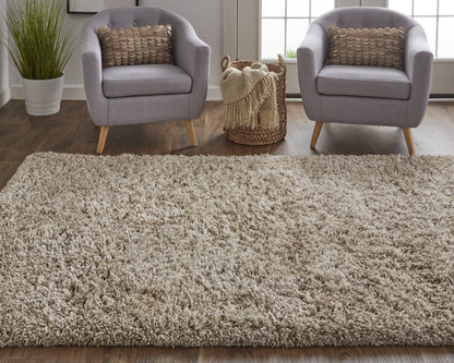 Stoneleigh Modern Solid - Tan/Ivory Area Rug
