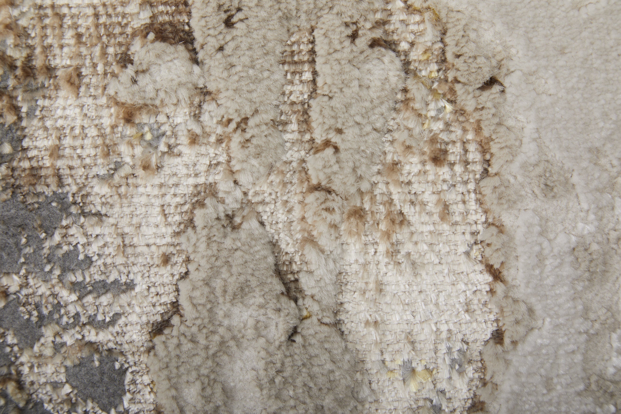 Aura Modern Abstract - Ivory/Gold/Brown Area Rug
