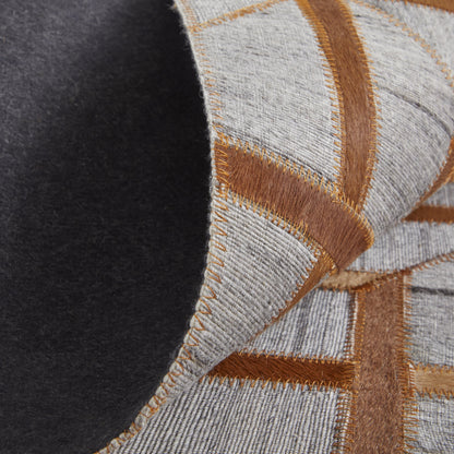 Fannin Transitional Geometric - Tan/Brown/Gray Area Rug