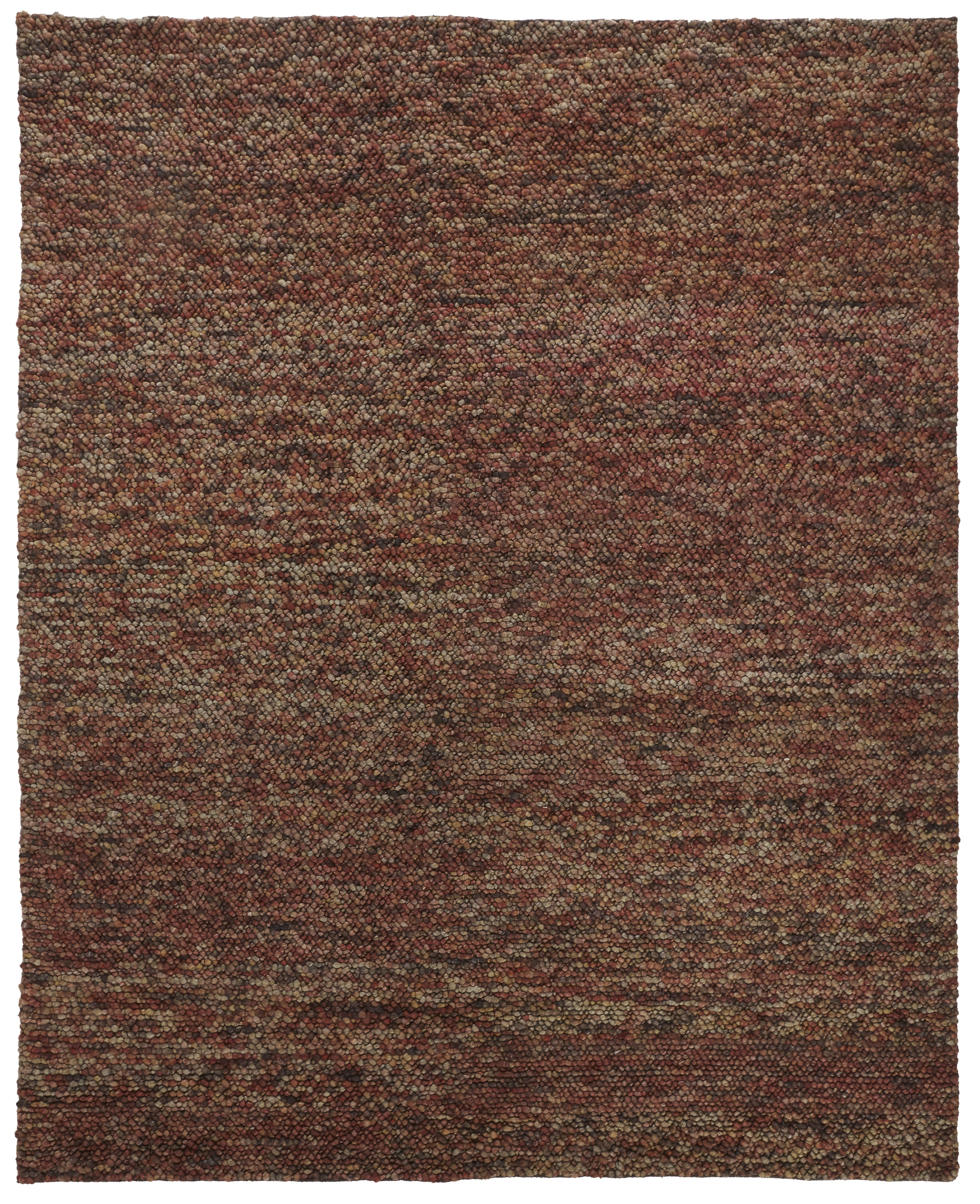 Berkeley Transitional Abstract - Brown/Orange/Red Area Rug