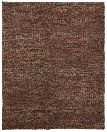 Berkeley Transitional Abstract - Brown/Orange/Red Area Rug