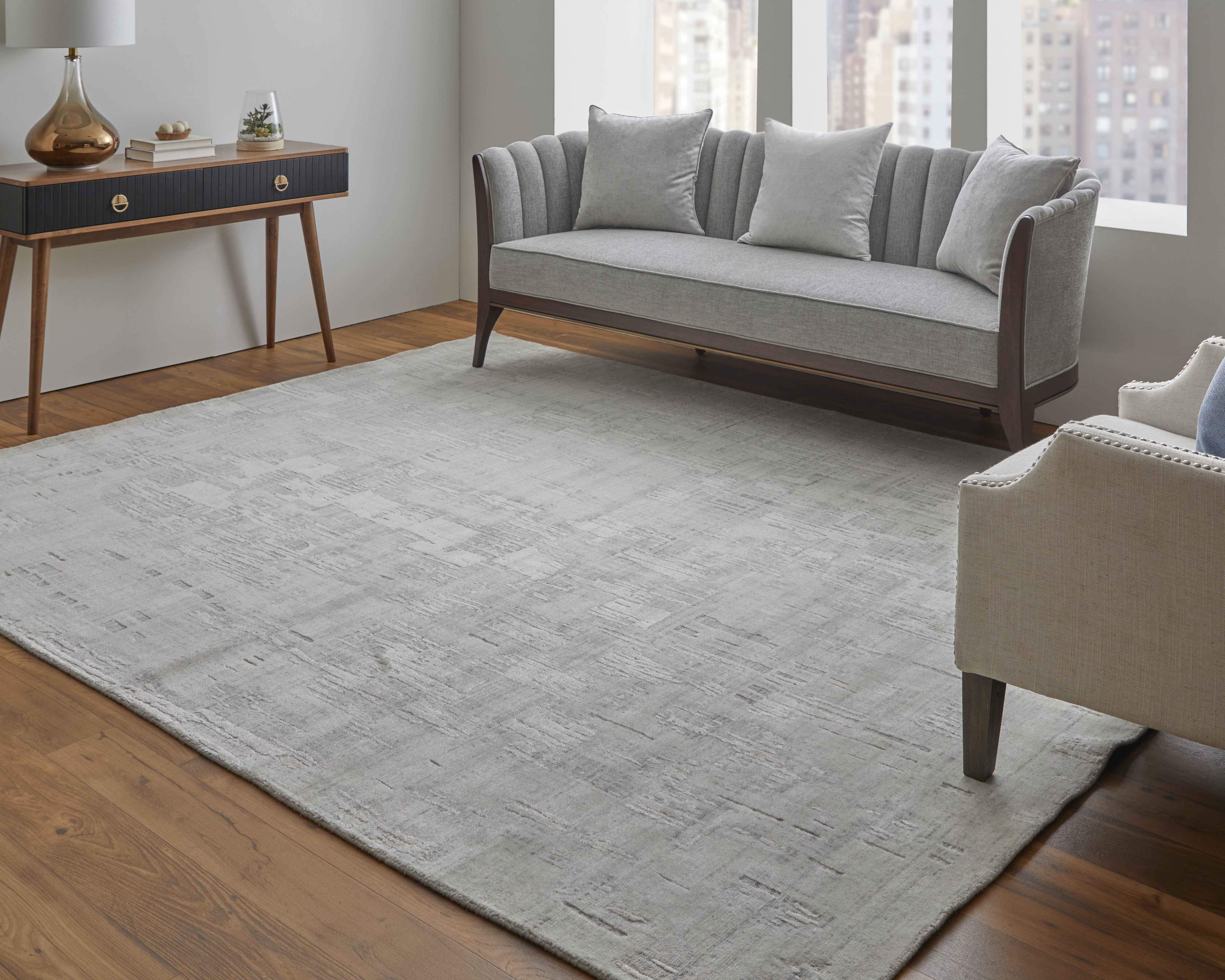 Eastfield Modern Abstract - Ivory Area Rug