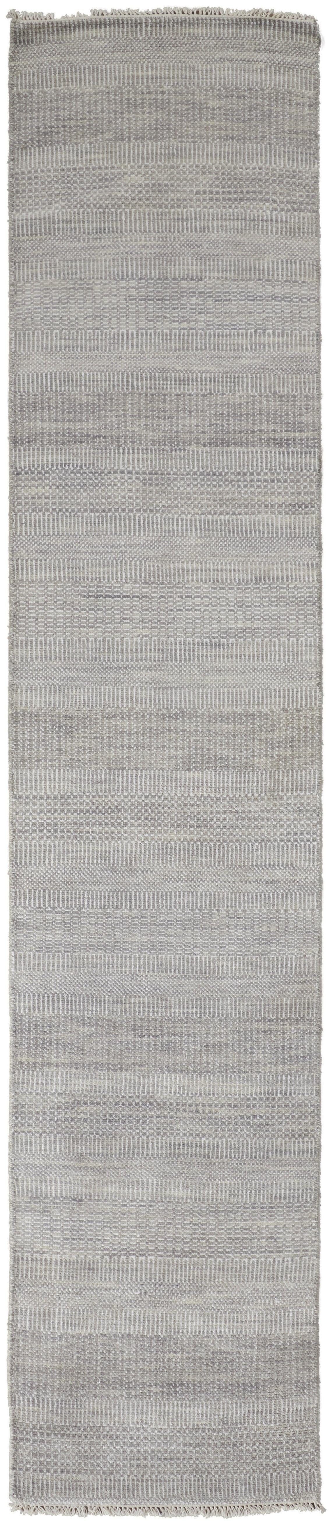 Janson Transitional Stripes - Silver Area Rug