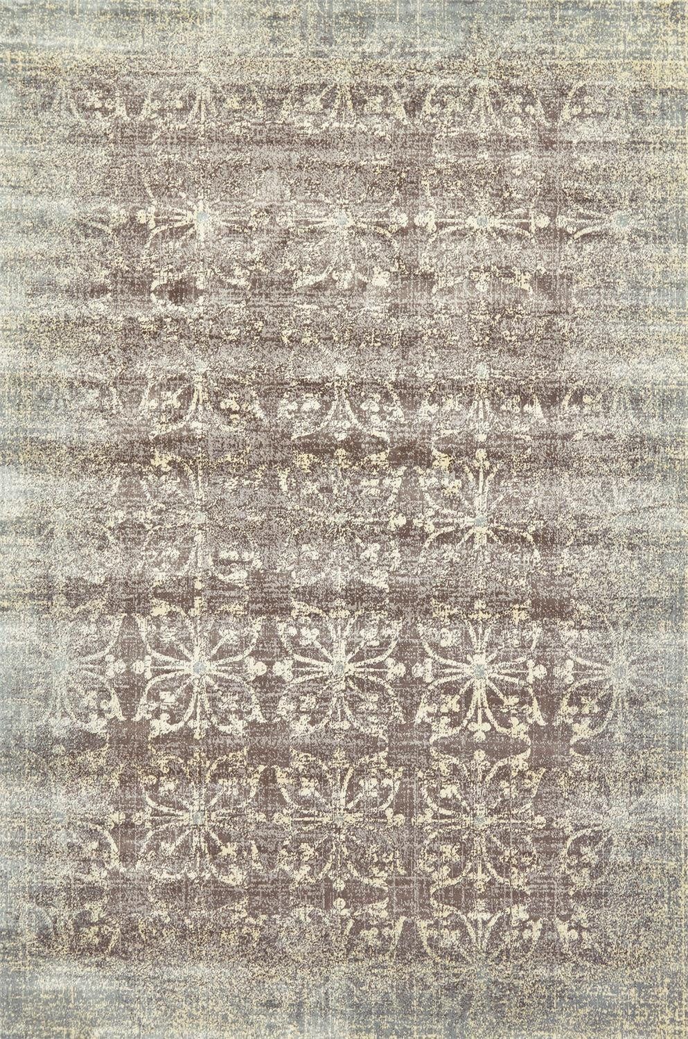 Fiona Transitional Geometric - Brown/Ivory/Gray