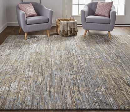 Conroe Modern Abstract - Brown/Gray Area Rug