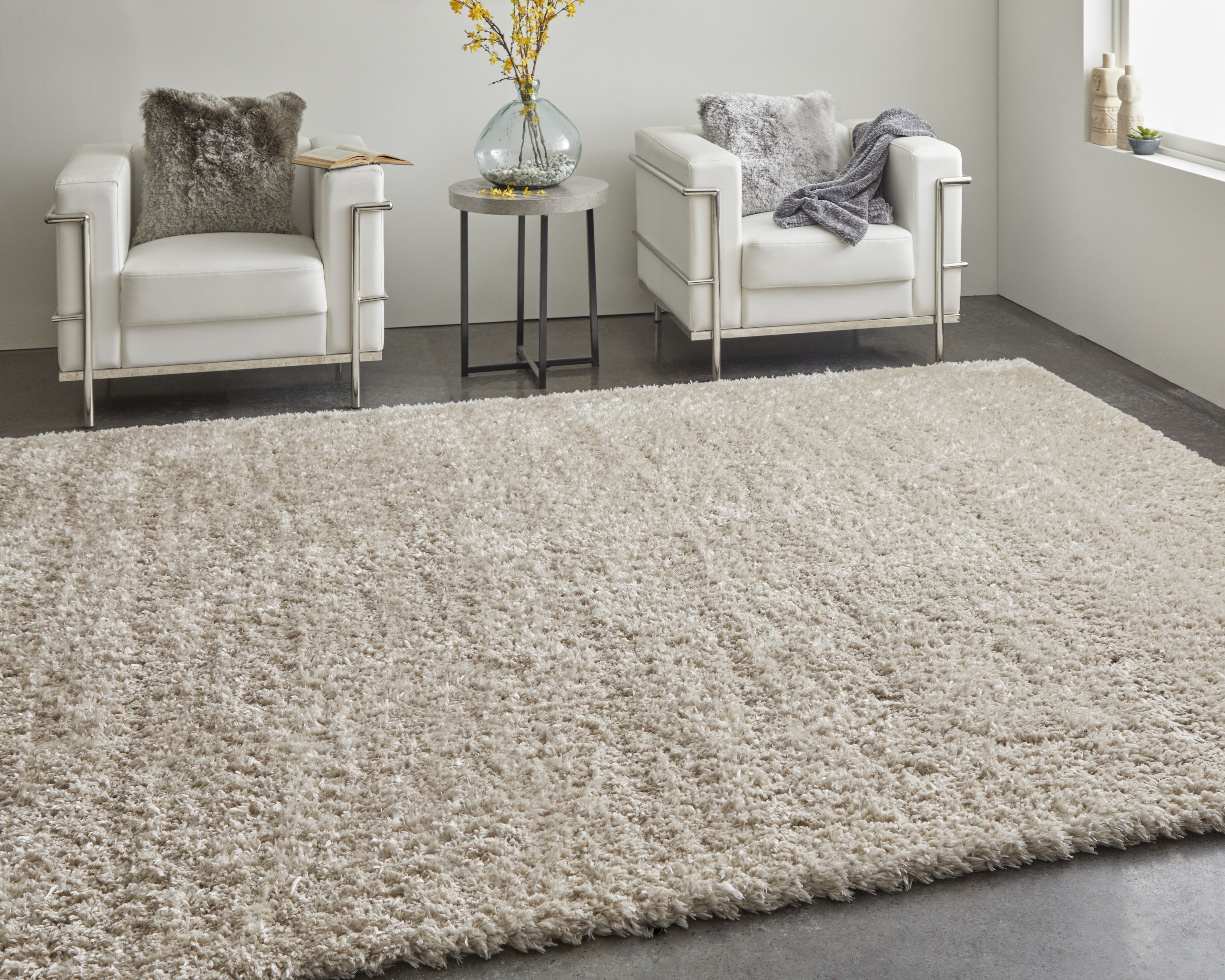 Darian Modern Solid - Ivory Area Rug