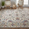Rylan Transitional Oriental - Ivory/Taupe/Blue Area Rug