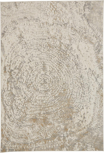 Parker Transitional Abstract - Ivory/Tan/Gray Area Rug