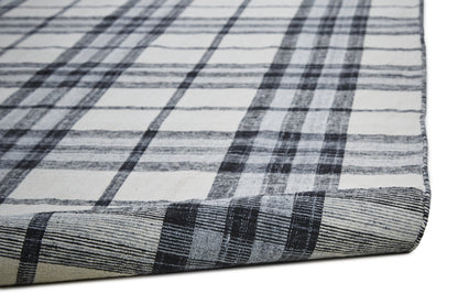 Crosby Transitional Plaid - Ivory/Blue/Black