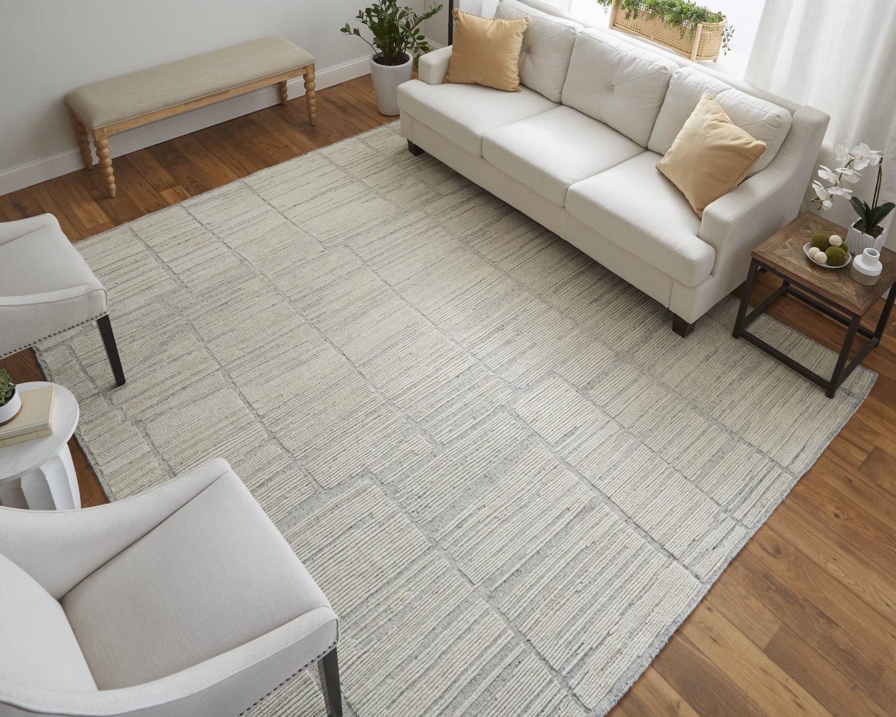 Bluff Modern Abstract - Ivory Area Rug