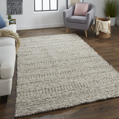 Berkeley Transitional Geometric - Ivory/Gray/Tan Area Rug