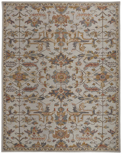 Fallon Traditional Oriental - Gray/Gold Area Rug