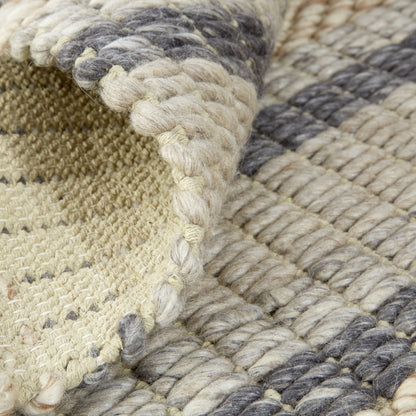 Berkeley Transitional Stripes - Ivory/Tan/Gray Area Rug