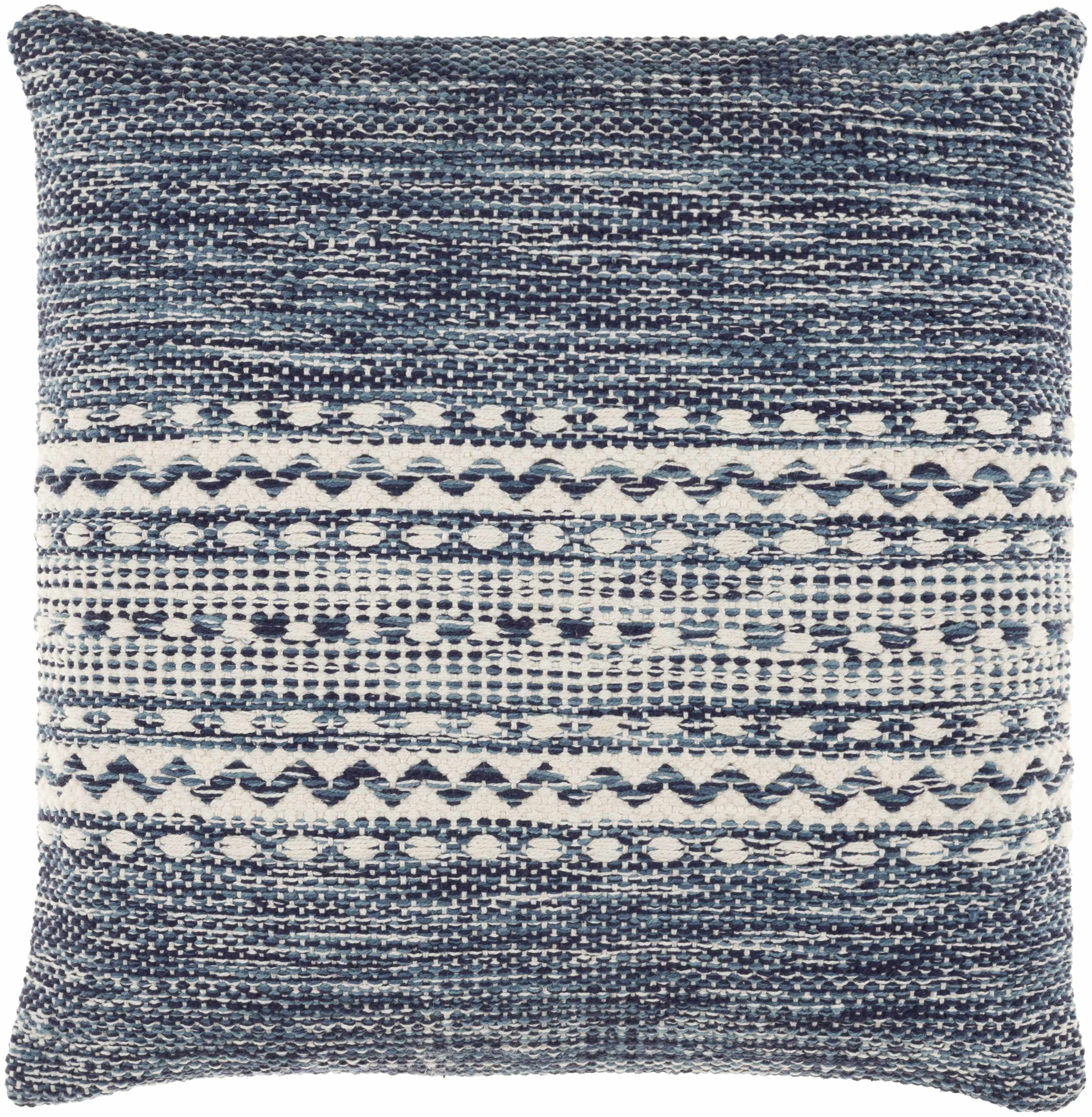Atlanta Midnight Blue Pillow - Square
