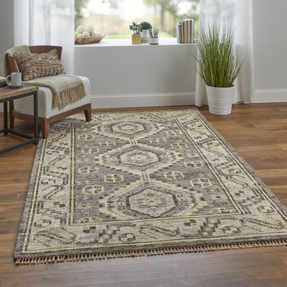 Fillmore Traditional Diamond - Brown/Gray Area Rug