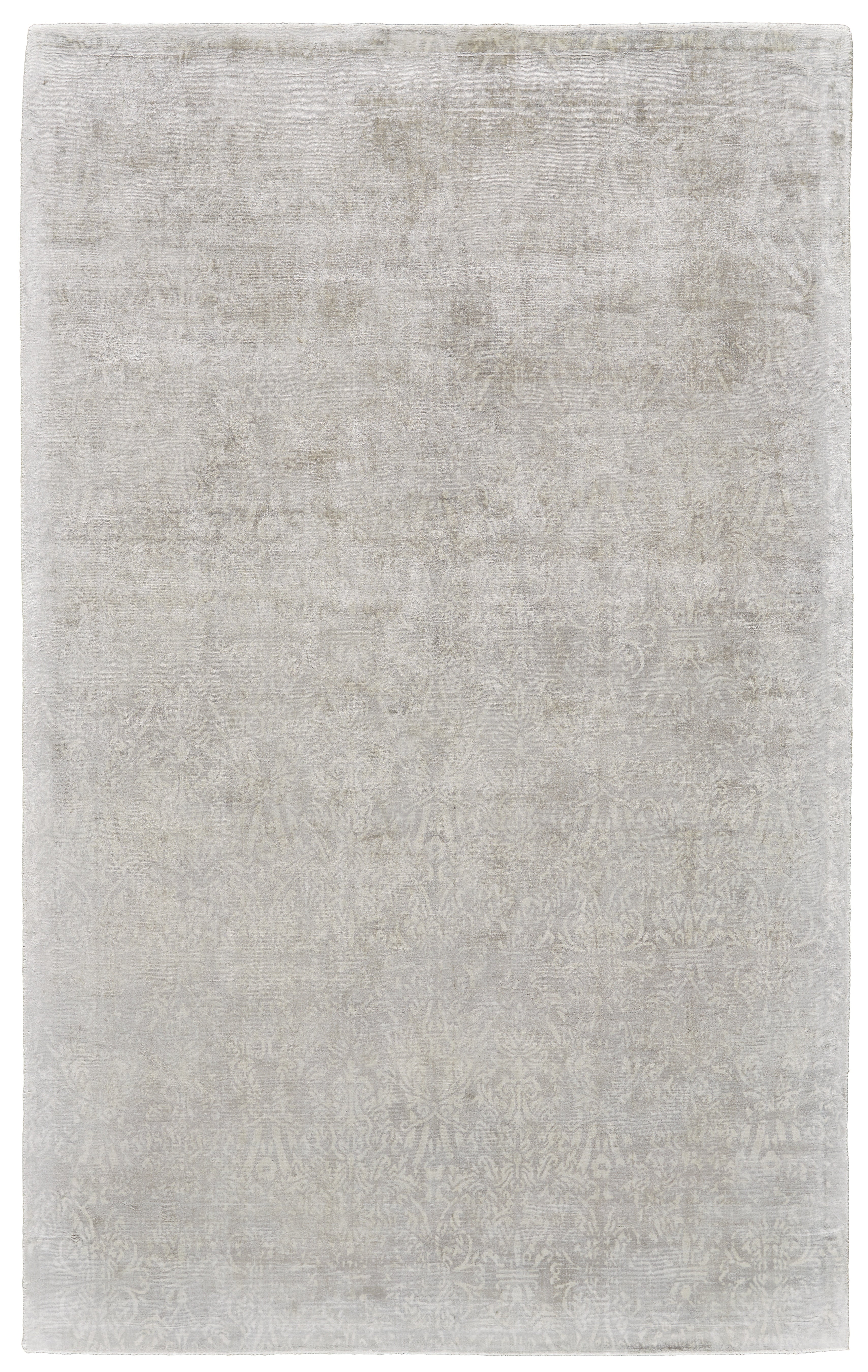 Nadia Transitional Solid - Ivory/Gray/Tan
