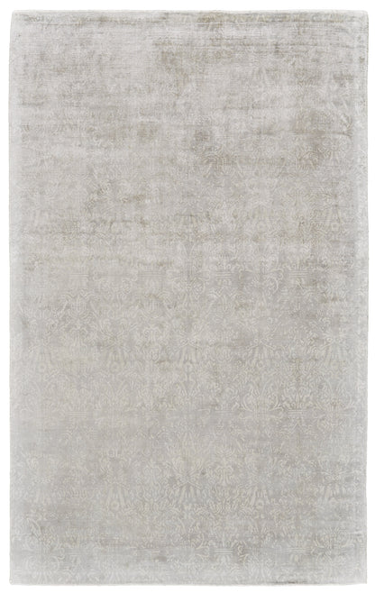 Nadia Transitional Solid - Ivory/Gray/Tan