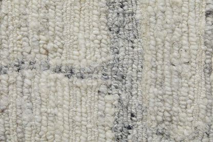 Navaro Modern Distressed - Ivory/Gray/Blue Area Rug