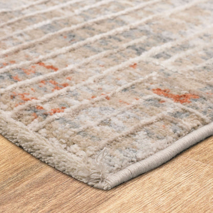 Plaza Dilao Dark Grey Beige Area Rug