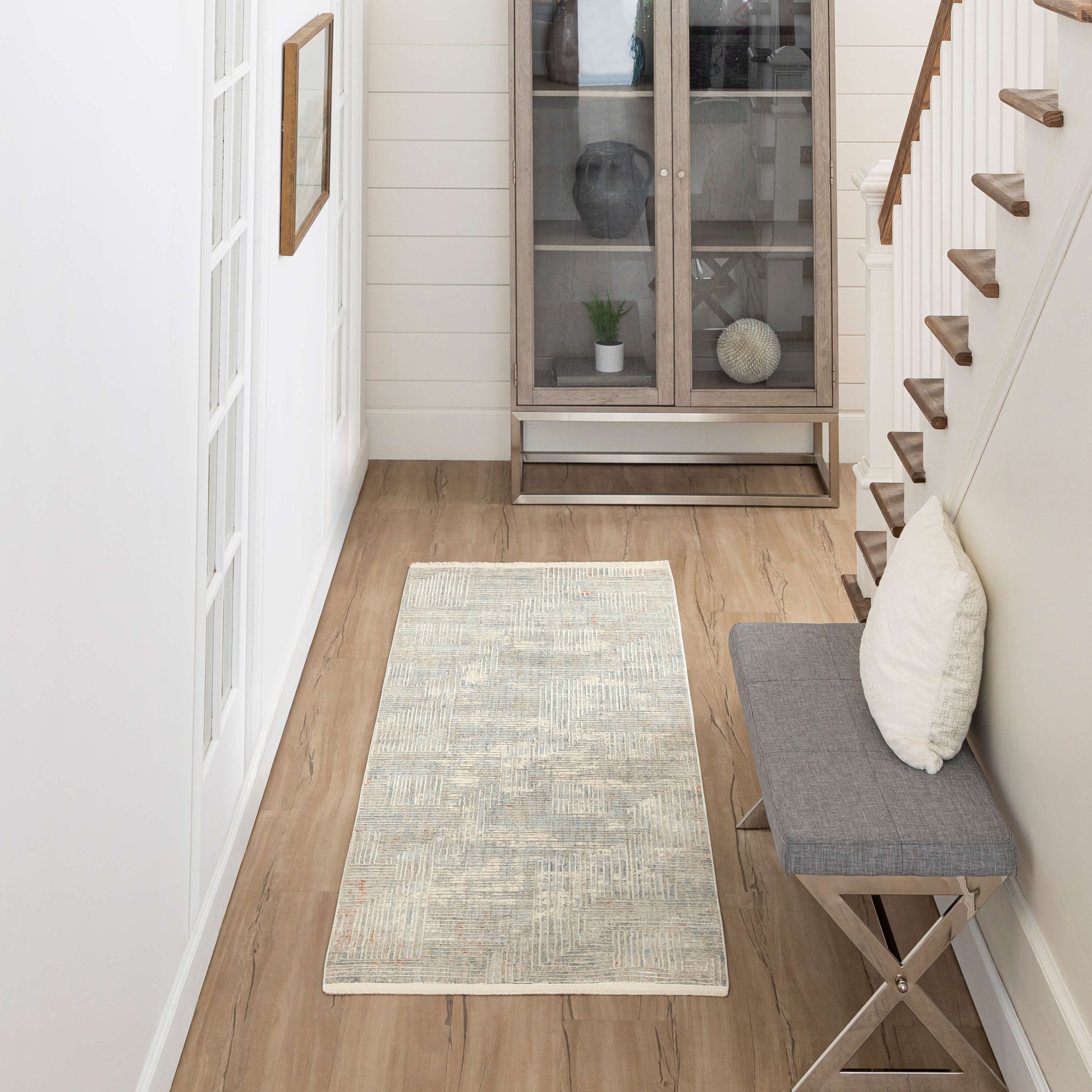 Plaza Dilao Dark Grey Beige Area Rug
