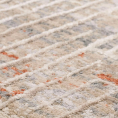Plaza Dilao Dark Grey Beige Area Rug
