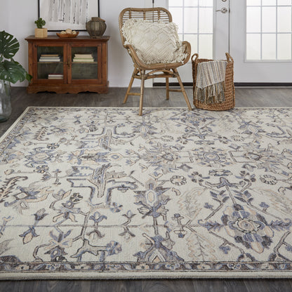 Fallon Traditional Oriental - Ivory/Gray Area Rug