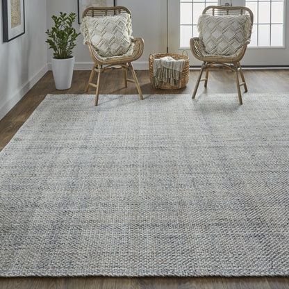 Naples Transitional Solid - Ivory/Tan/Gray Area Rug