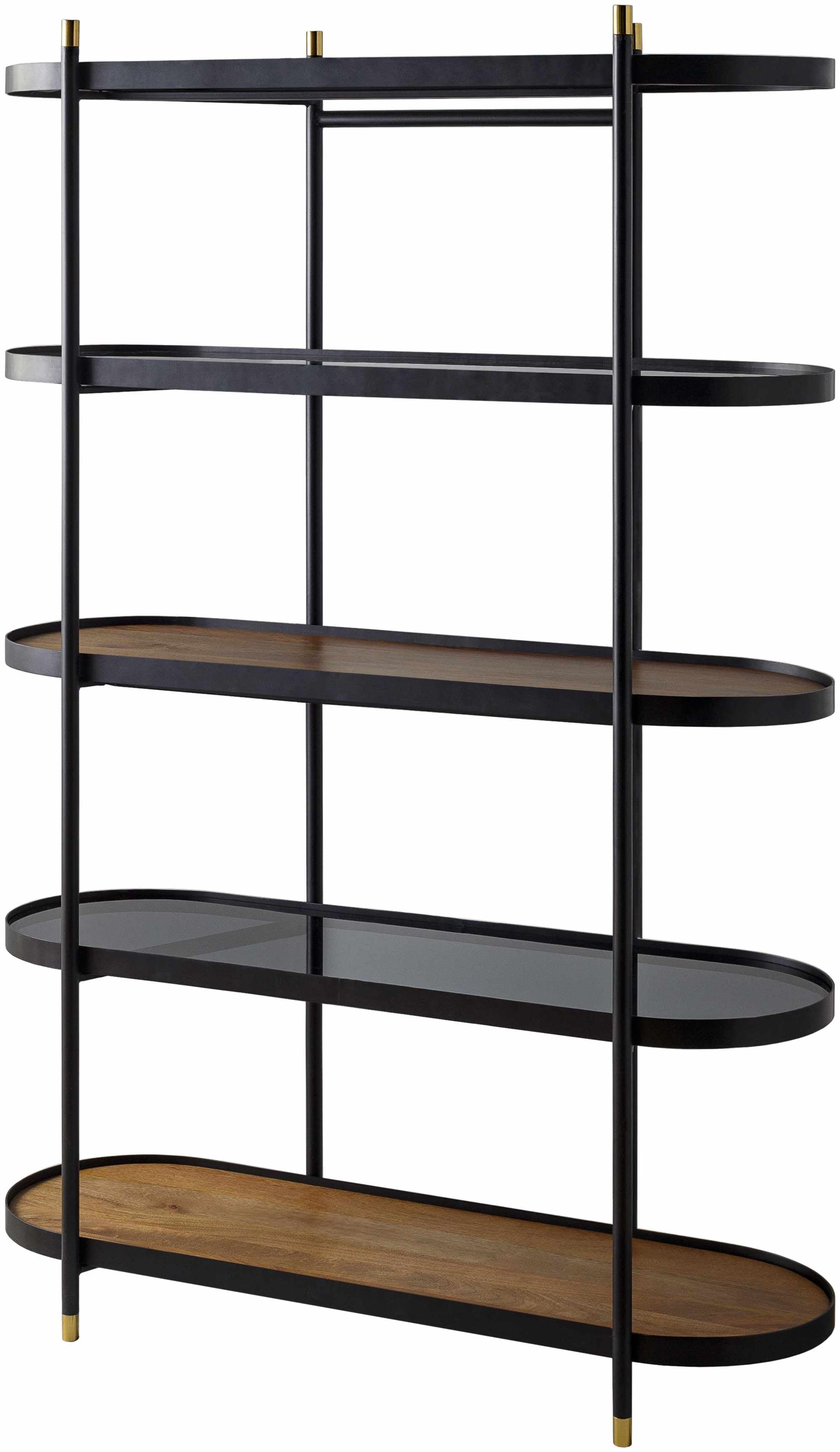 Kobe Dark Brown Bookcase