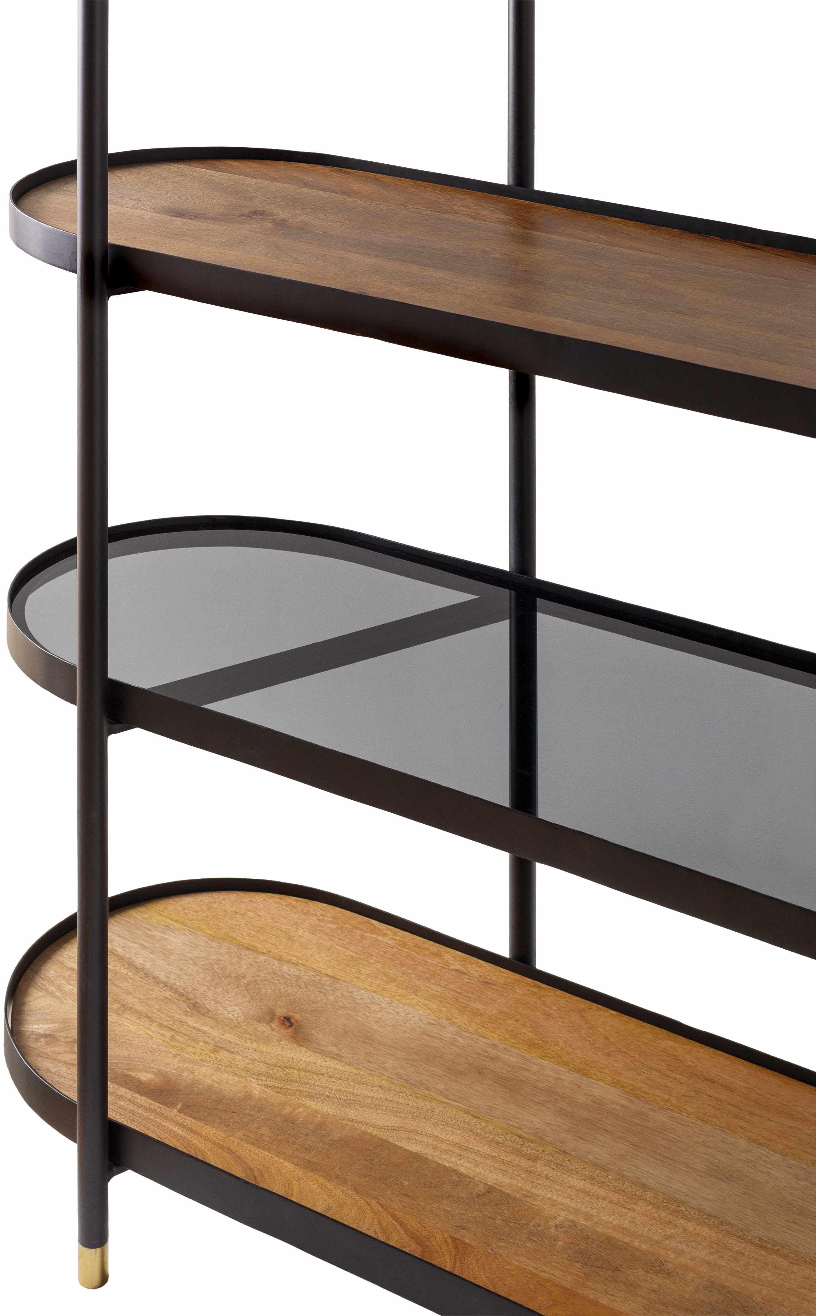 Kobe Dark Brown Bookcase