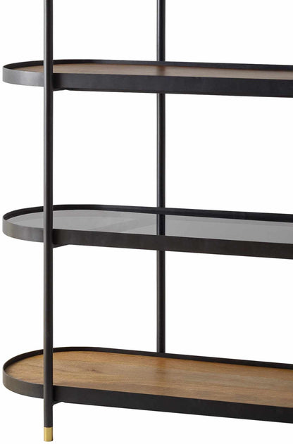 Kobe Dark Brown Bookcase