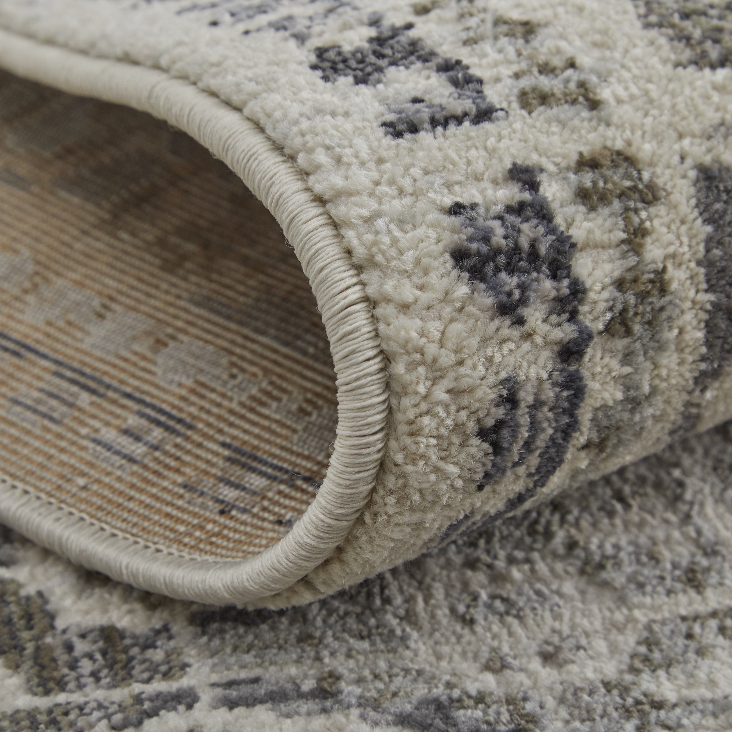 Kano Transitional Distressed - Ivory/Taupe/Gray Area Rug