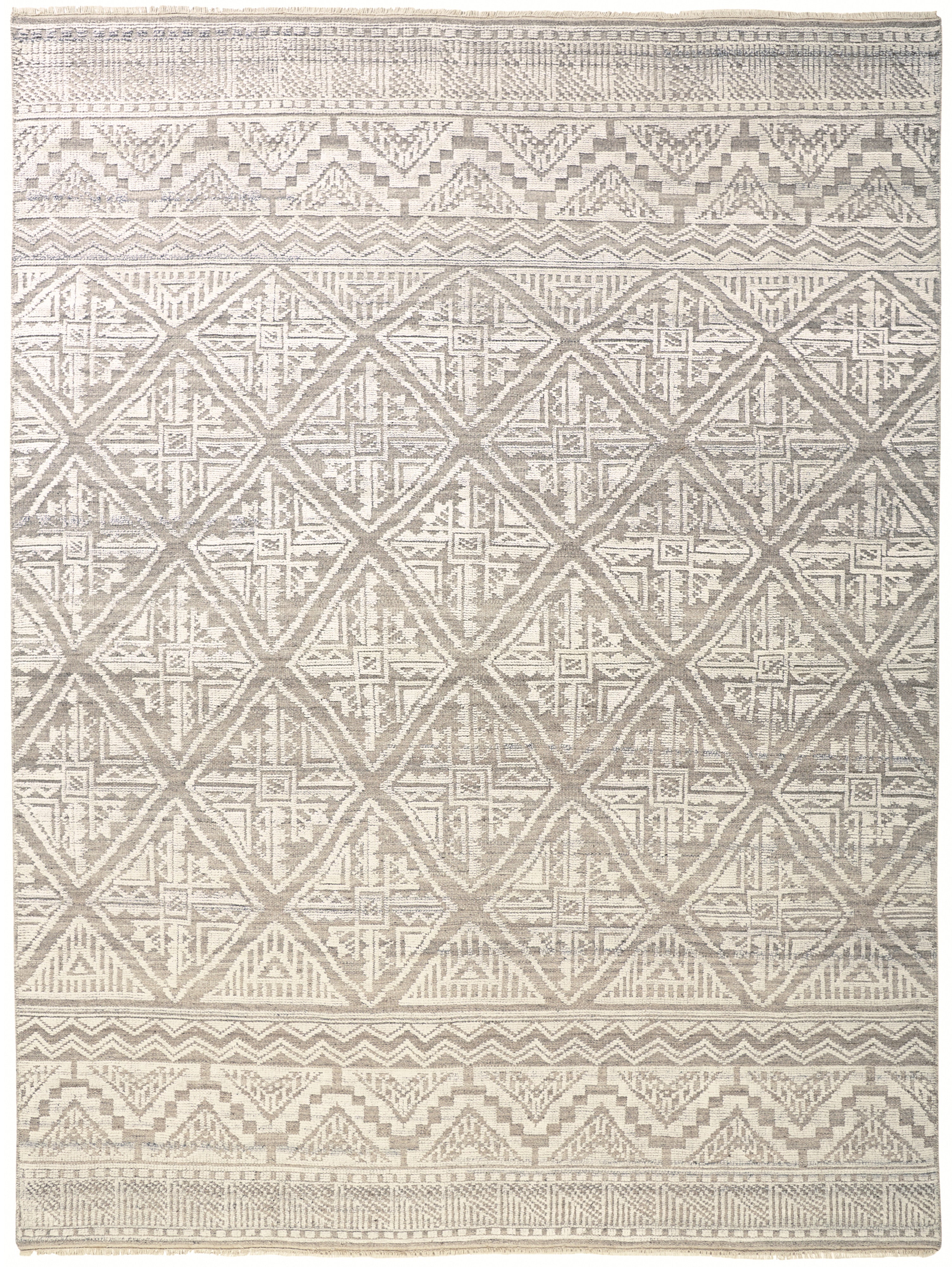 Payton Transitional Diamond - Ivory/Tan/Gray