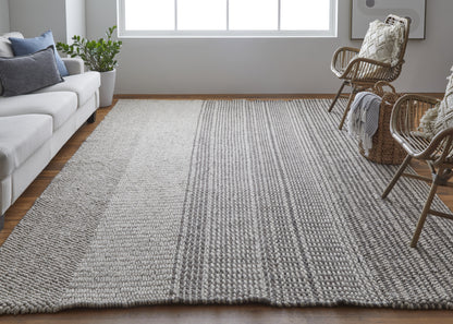 Hamden Modern Stripes - Ivory/Brown