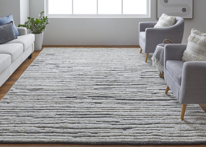 Broadfield Modern Stripes - Ivory Area Rug