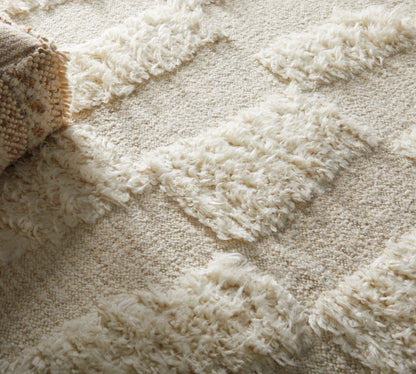 Ashby Transitional Geometric - Ivory Area Rug