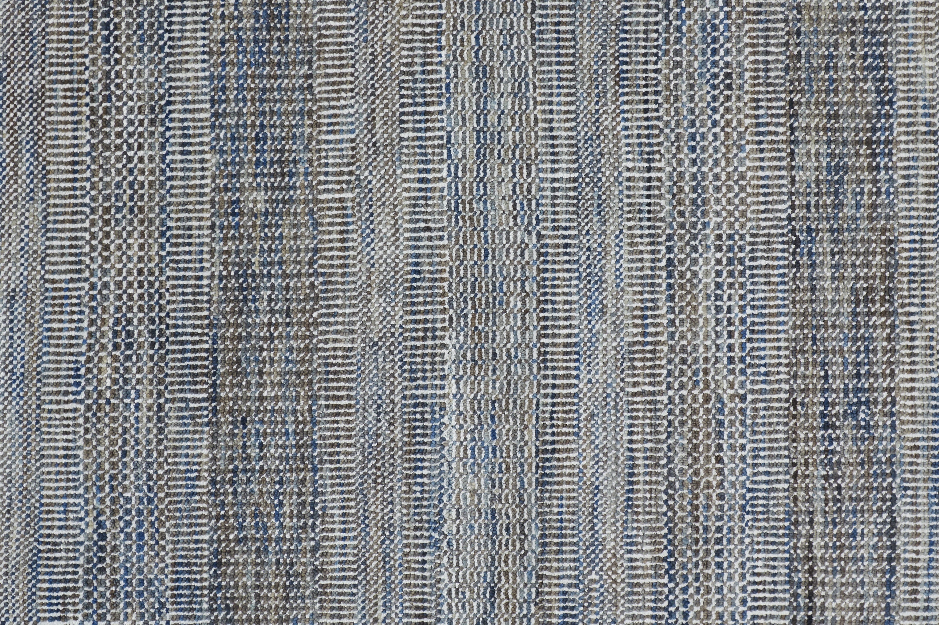 Janson Transitional Stripes - Silver Area Rug