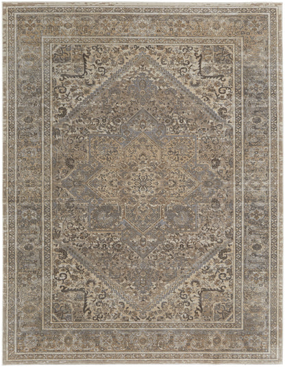 Celene Traditional Medallion - Tan/Brown/Ivory Area Rug