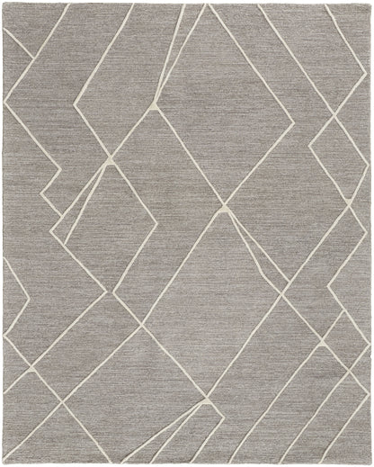 Euclid Transitional Abstract - Taupe/Ivory/Gray Area Rug