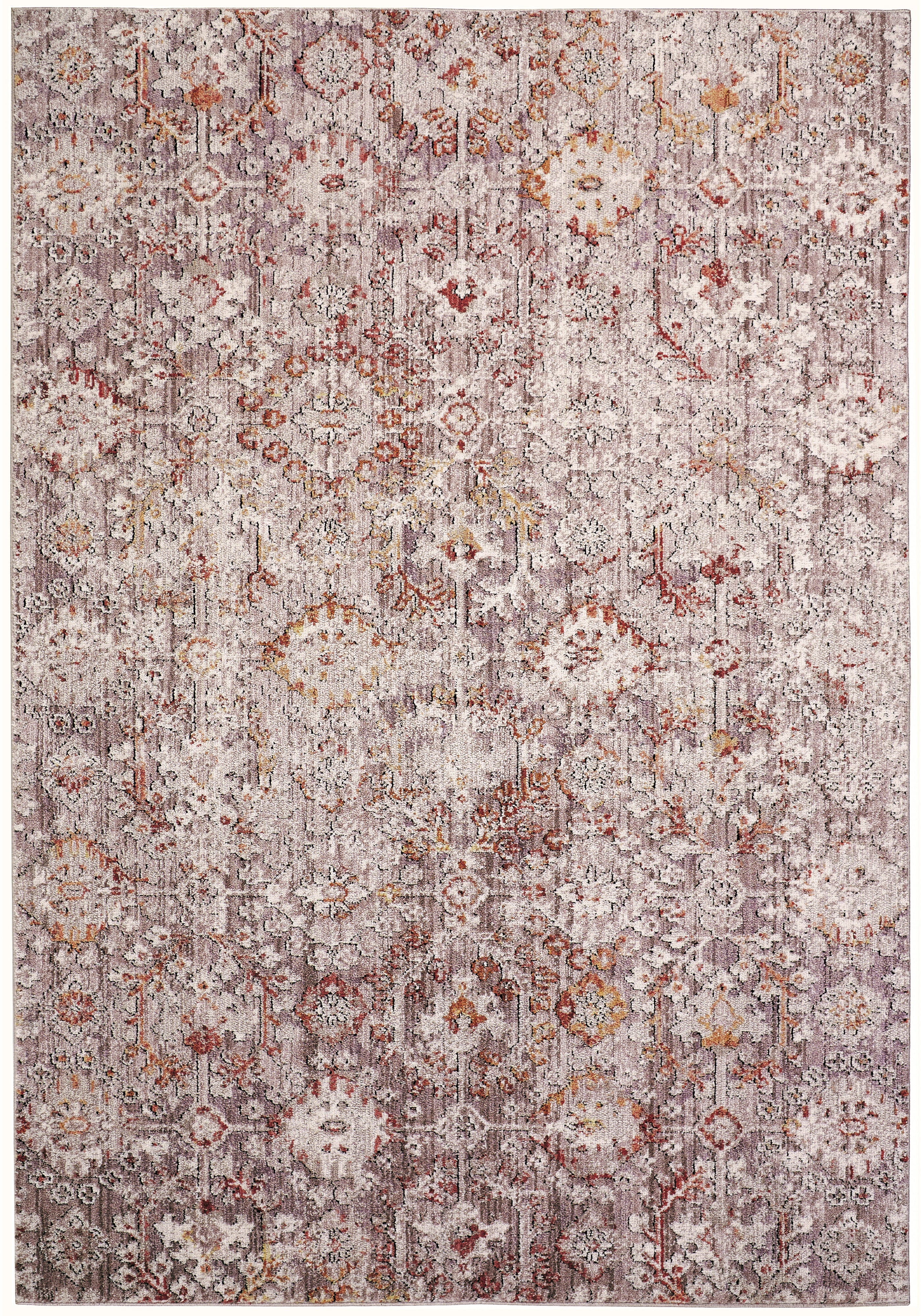 Armant Traditional Damask - Pink/Ivory/Gray